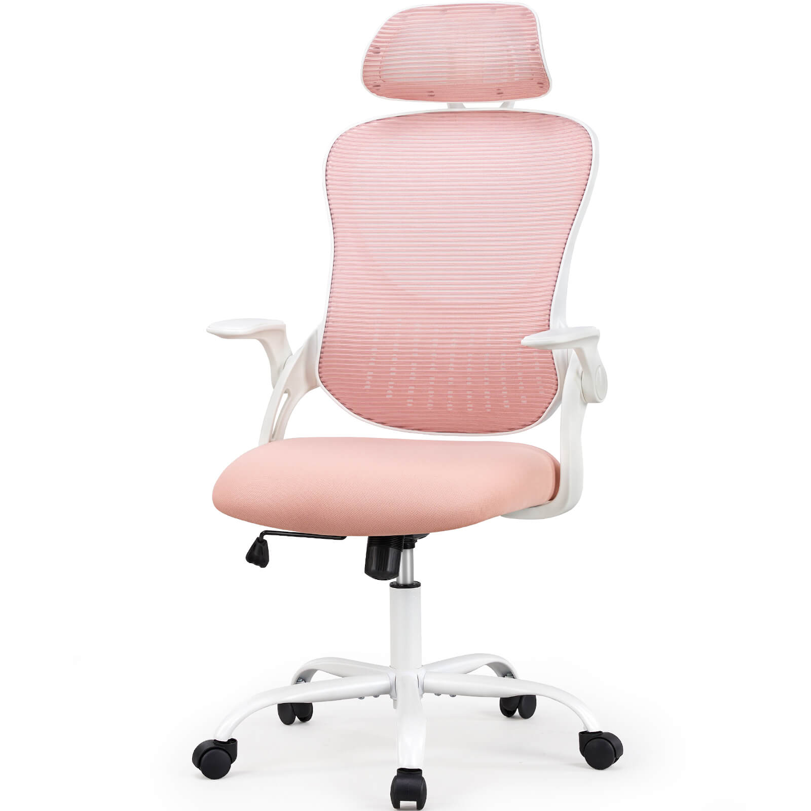 Ergonomic High-Back Office Chair with Adjustable Headrest, Lumbar Support, Thick Cushion