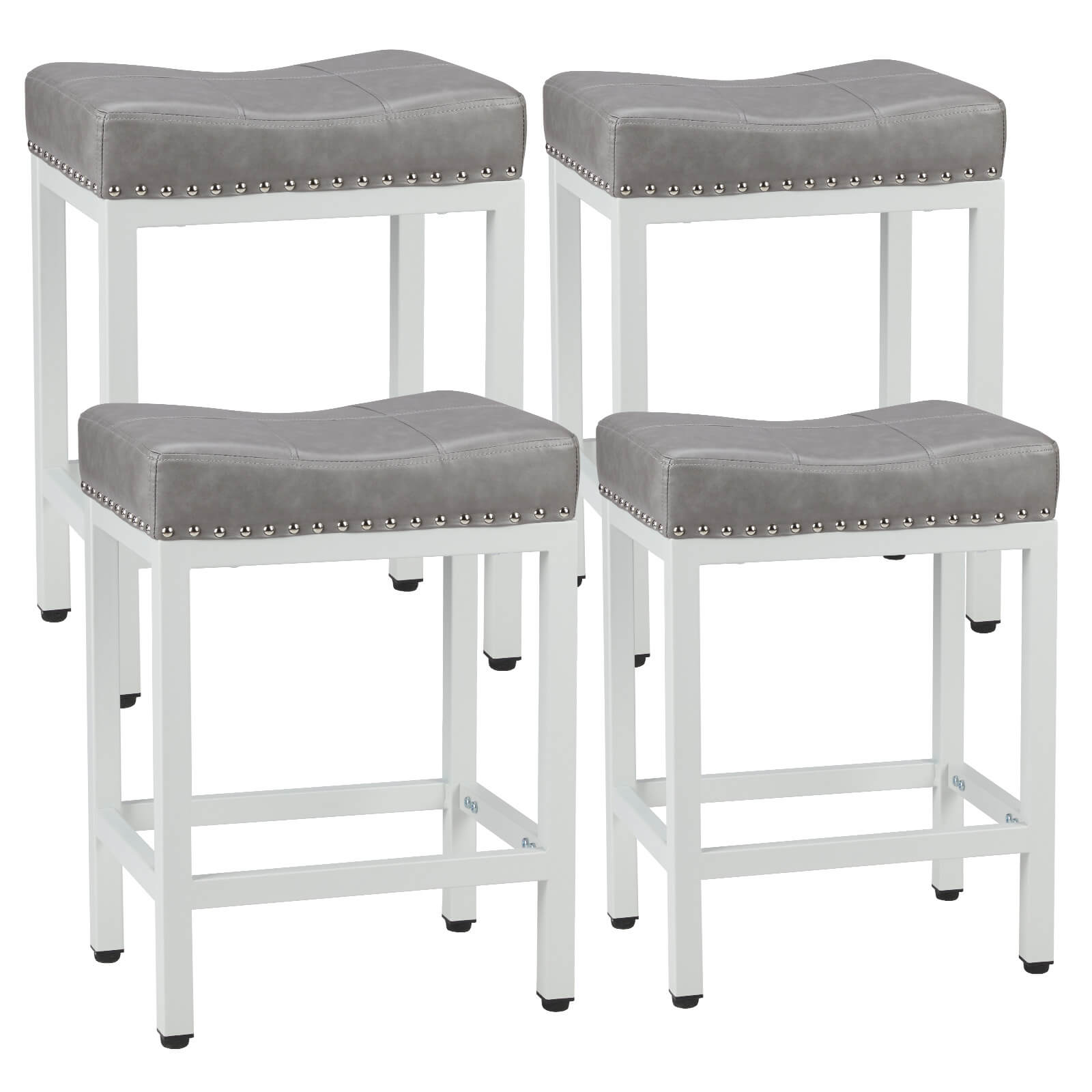 Ergonomic Saddle Bar Stool, Soft Cushion, Durable for Home Dining
