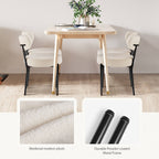 Modern Dining Chair Set of 4 with Soft Cushions for Kitchen and Dining Room