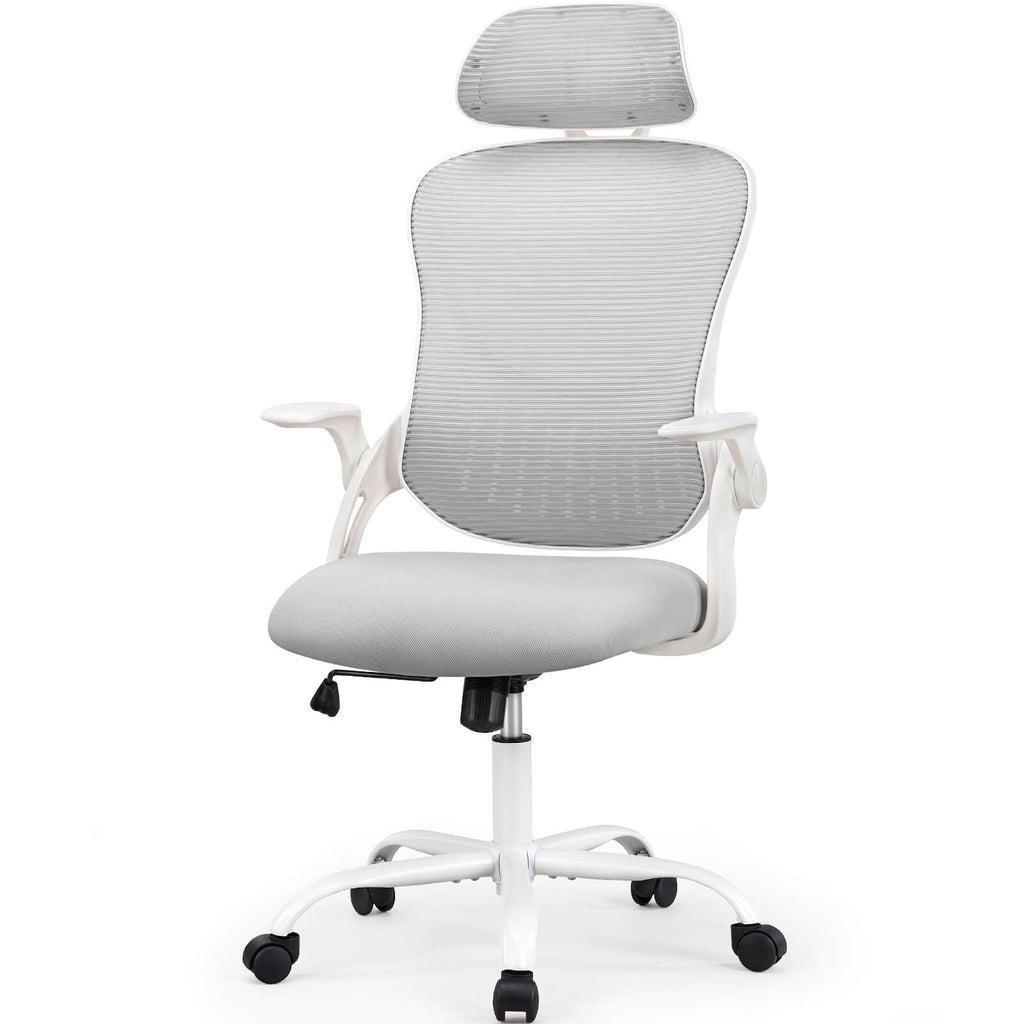 Ergonomic High-Back Office Chair with Adjustable Headrest, Lumbar Support, Thick Cushion