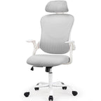 Ergonomic High-Back Office Chair with Adjustable Headrest, Lumbar Support, Thick Cushion