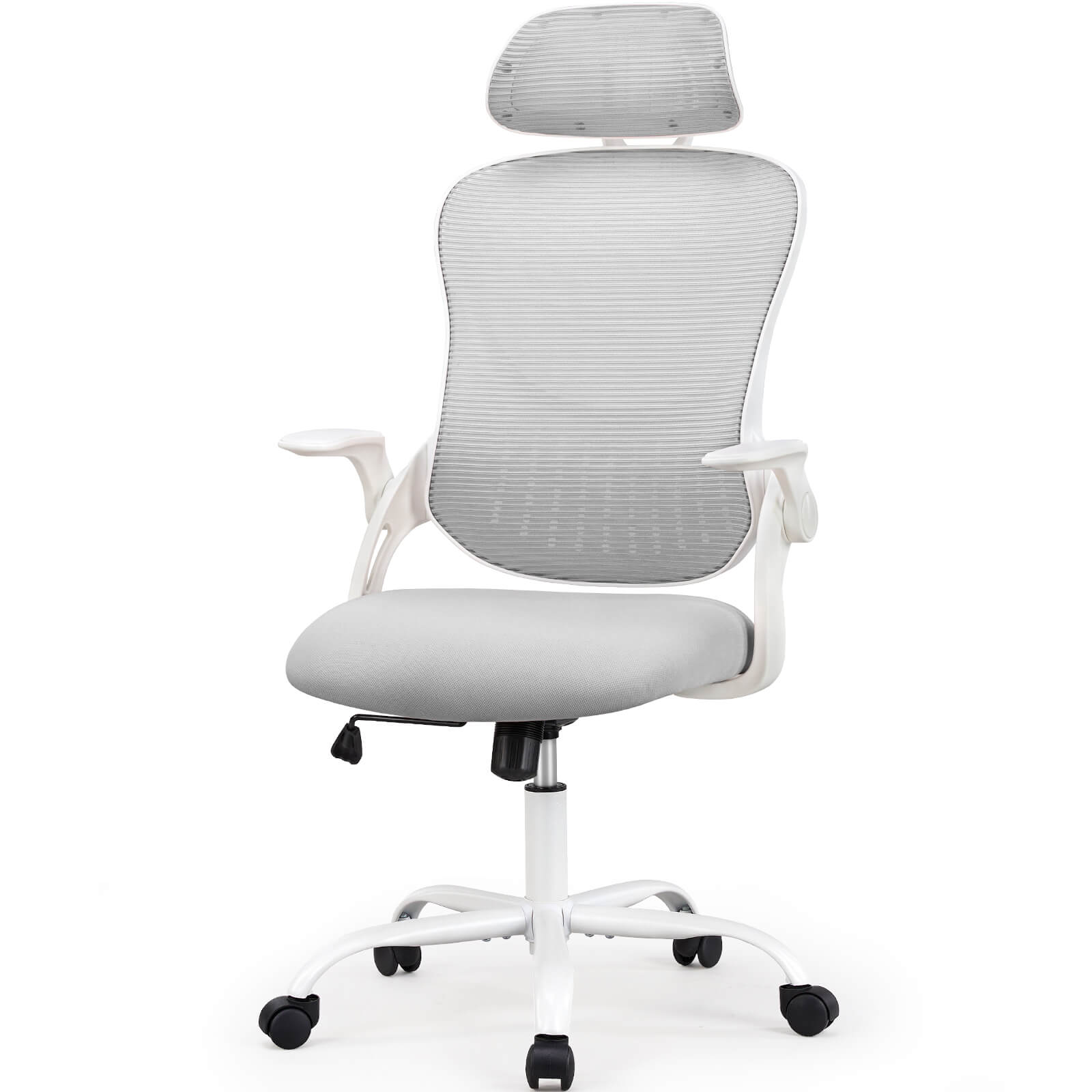Ergonomic High-Back Office Chair with Adjustable Headrest, Lumbar Support, Thick Cushion