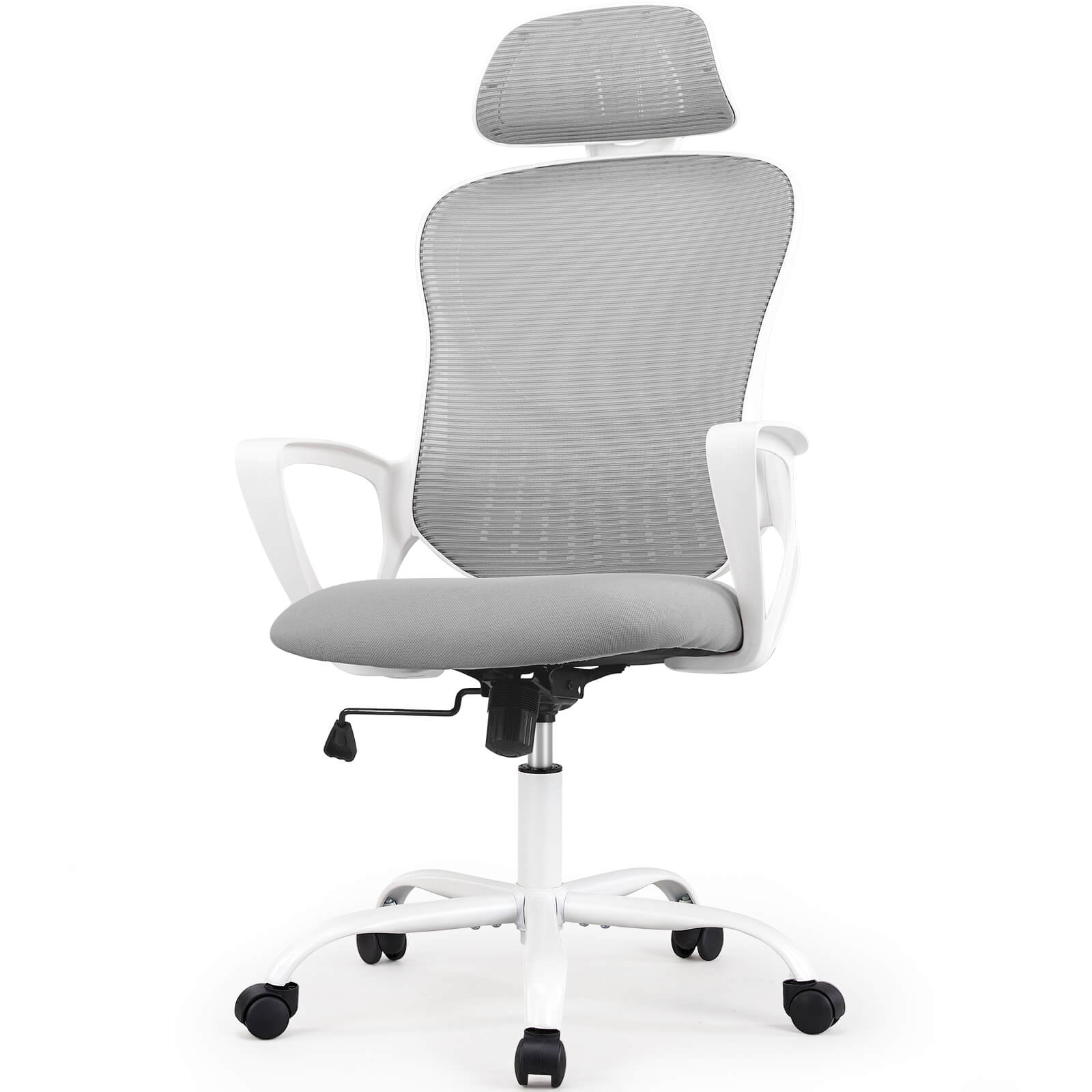 Ergonomic High-Back Office Chair with Adjustable Headrest, Lumbar Support, Thick Cushion
