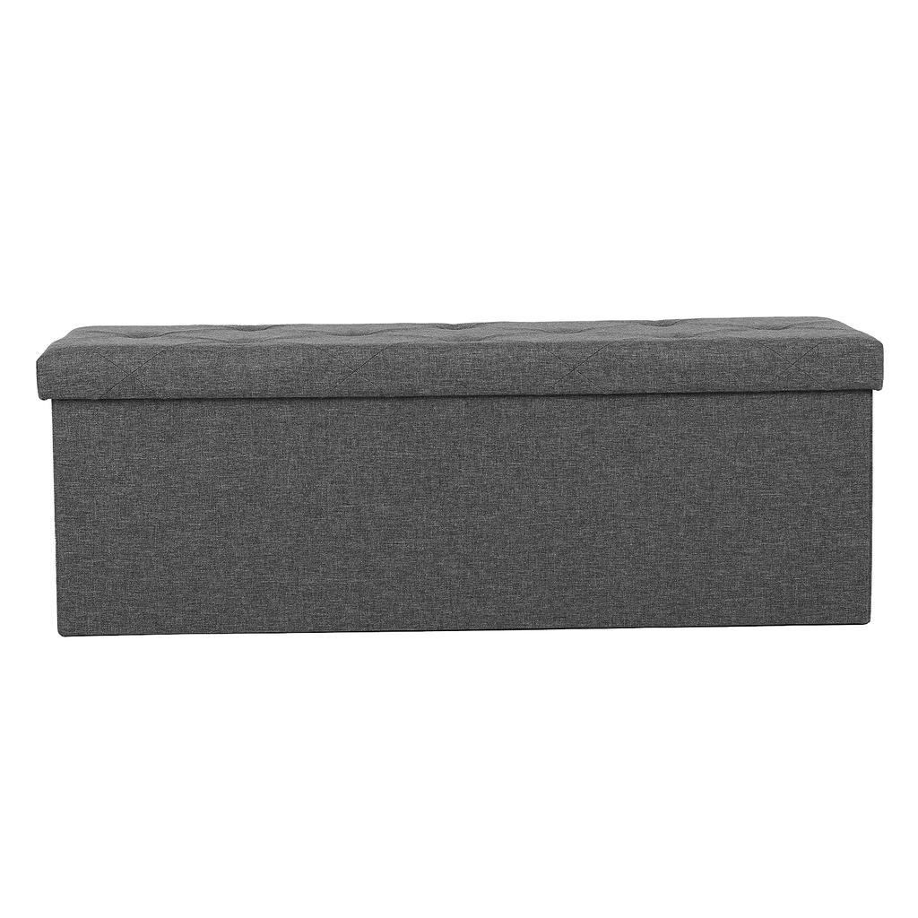 Versatile Foldable Storage Ottoman Bench for Bedroom, Living Room, Entryway Organization