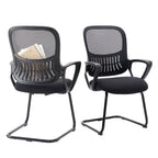 Comfortable Ergonomic Mesh Office Chair with Lumbar Support and Integrated Storage Basket