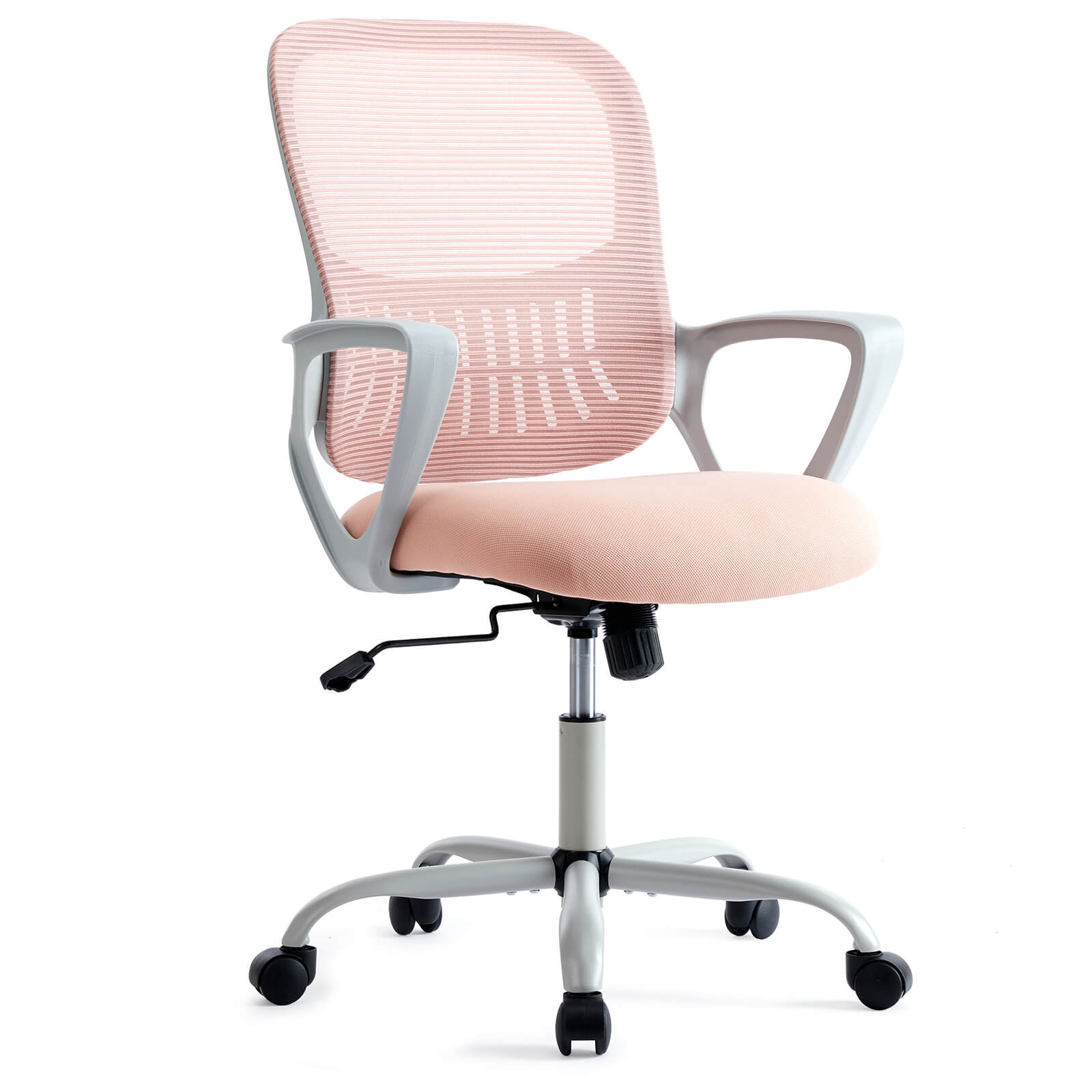 Ergonomic Office Chair with Lumbar Support, Adjustable Height, and Armrests