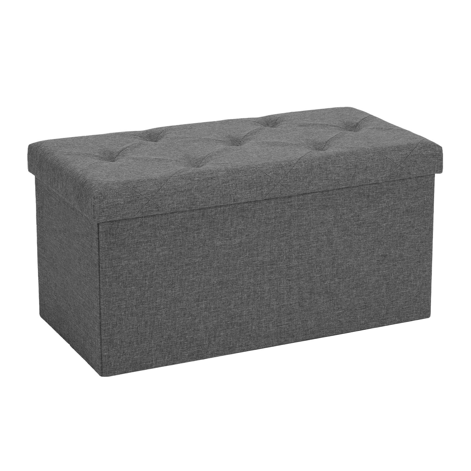 Versatile Foldable Storage Ottoman Bench for Bedroom, Living Room, Entryway Organization