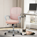Ergonomic Office Chair with Lumbar Support, Adjustable Height, and Armrests