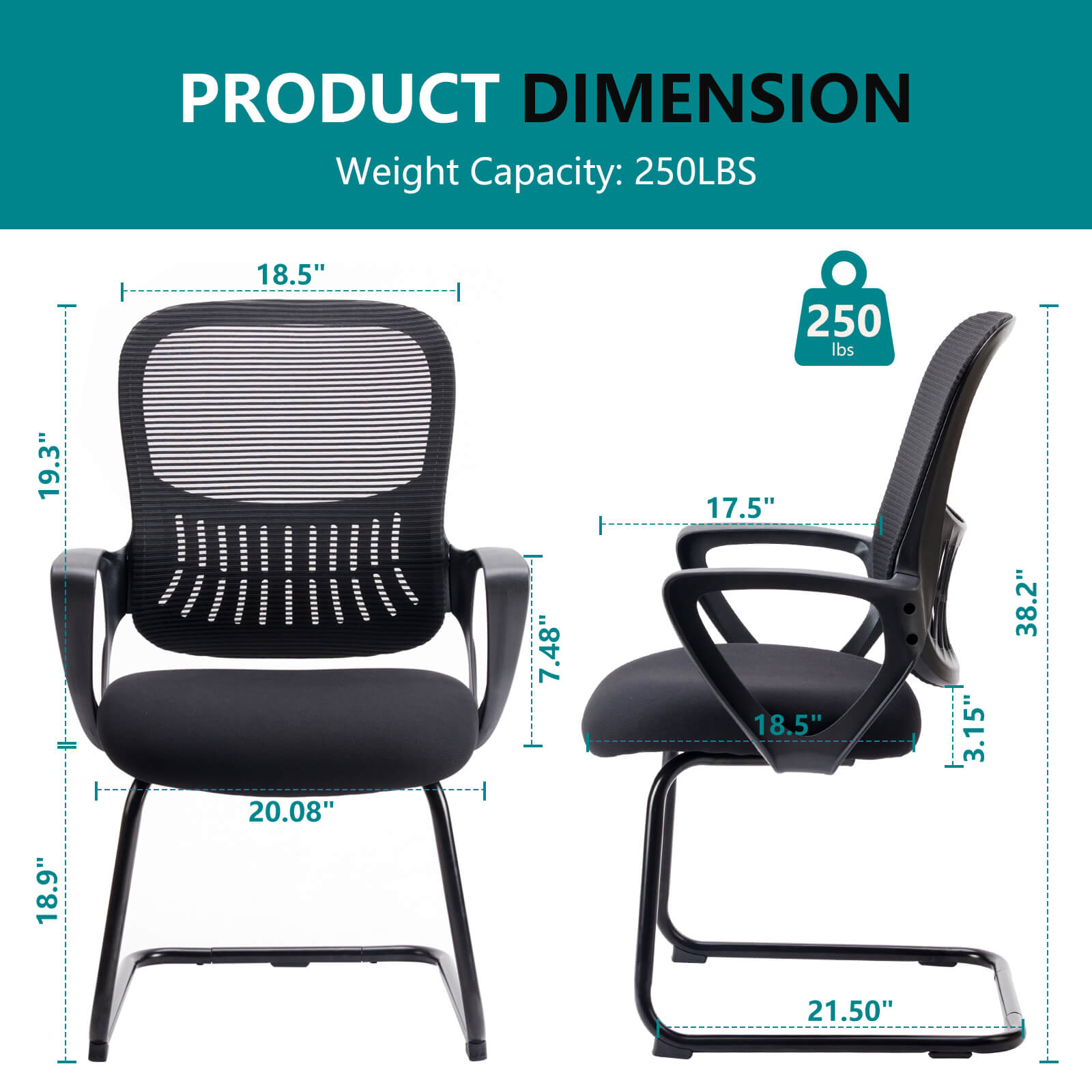 Comfortable Ergonomic Mesh Office Chair with Lumbar Support and Integrated Storage Basket