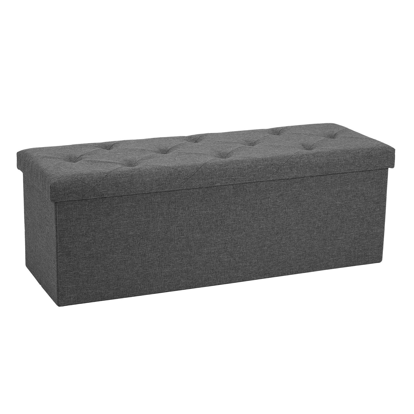 Versatile Foldable Storage Ottoman Bench for Bedroom, Living Room, Entryway Organization
