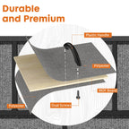 38-inch Metal Frame Storage Chest Dresser with Fabric Drawers