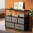 Versatile Storage Shelf TV Stand for Living Room Bedroom with Drawers