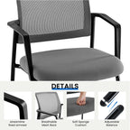 Ergonomic Mesh Back Stackable Conference Chair for Event Meeting Home Office