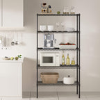Durable Metal Heavy Duty 4-Tier Adjustable Storage Shelf for Kitchen Pantry Garage