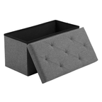 Versatile Foldable Storage Ottoman Bench for Bedroom, Living Room, Entryway Organization
