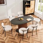 Modern Dining Chair Set of 4 with Soft Cushions for Kitchen and Dining Room