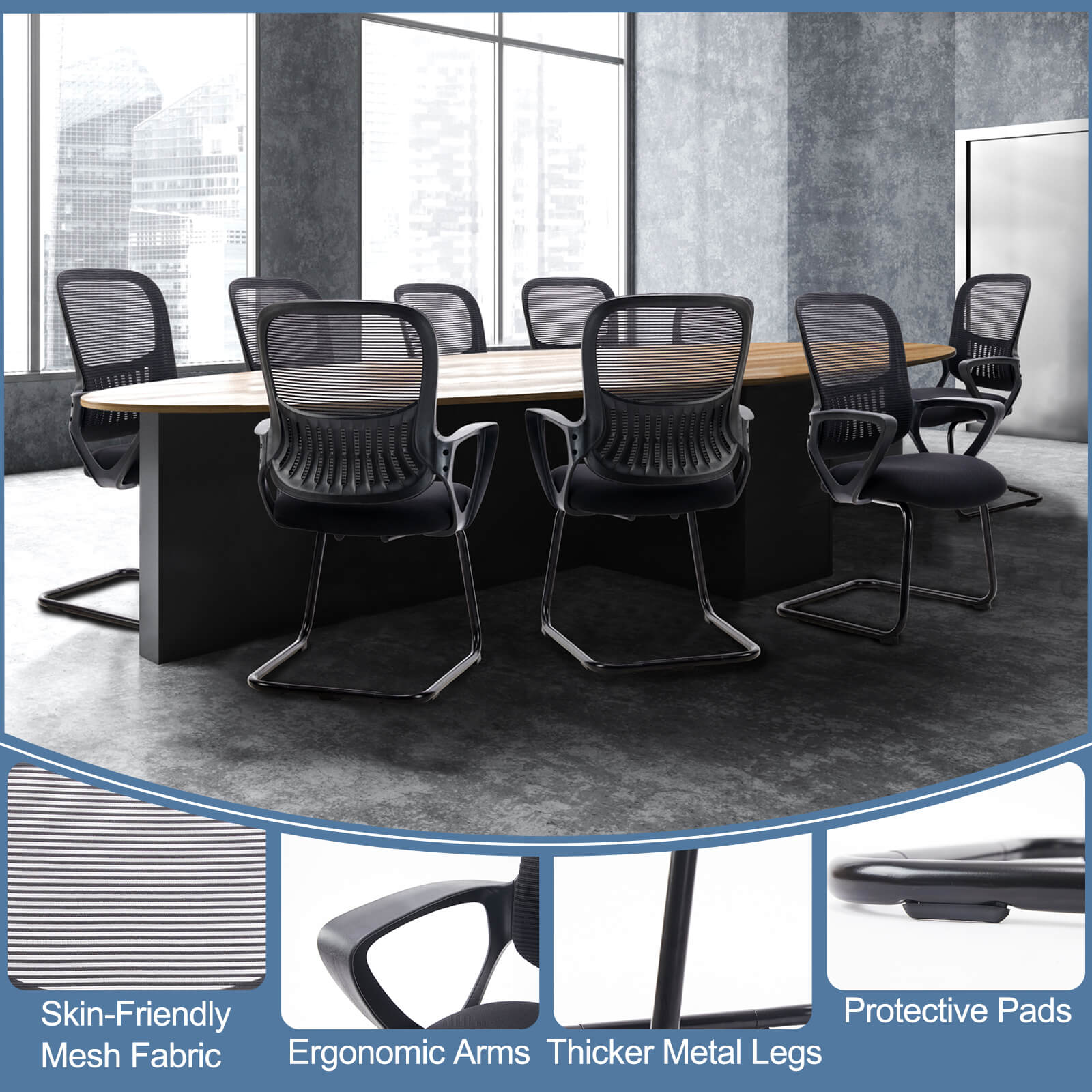 Comfortable Ergonomic Mesh Office Chair with Lumbar Support and Integrated Storage Basket