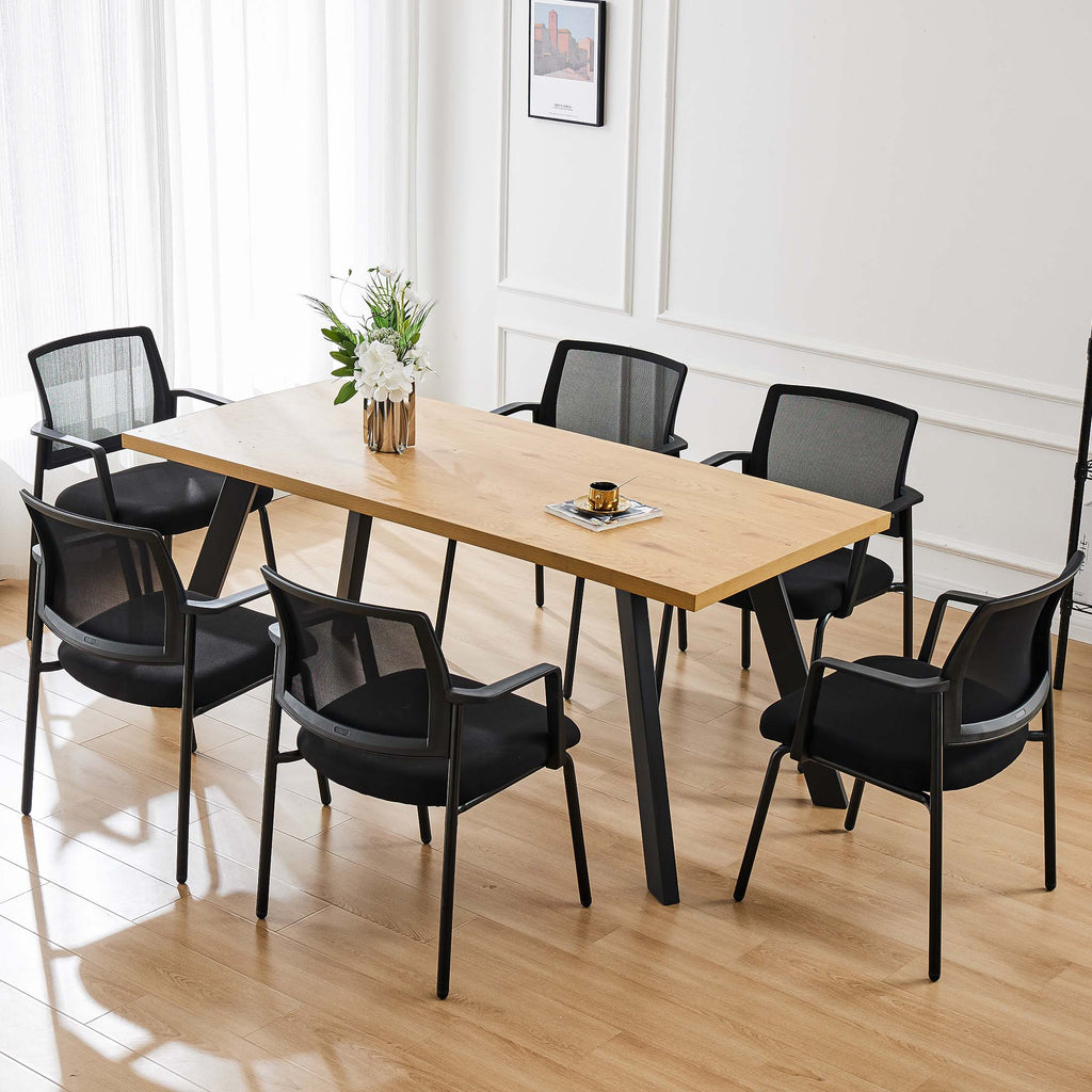 Ergonomic Mesh Back Stackable Conference Chair for Event Meeting Home Office