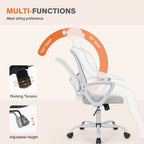 Ergonomic Office Chair with Lumbar Support, Adjustable Height, and Armrests