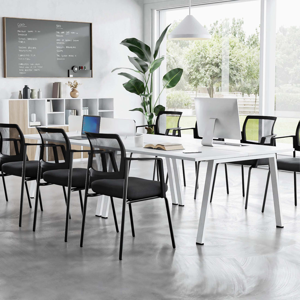 Ergonomic Mesh Back Stackable Conference Chair for Event Meeting Home Office