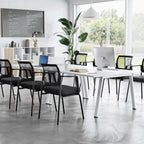 Ergonomic Mesh Back Stackable Conference Chair for Event Meeting Home Office