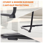 Comfortable Ergonomic Mesh Office Chair with Lumbar Support and Integrated Storage Basket