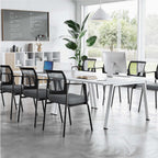 Ergonomic Mesh Back Stackable Conference Chair for Event Meeting Home Office