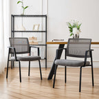 Ergonomic Mesh Back Stackable Conference Chair for Event Meeting Home Office