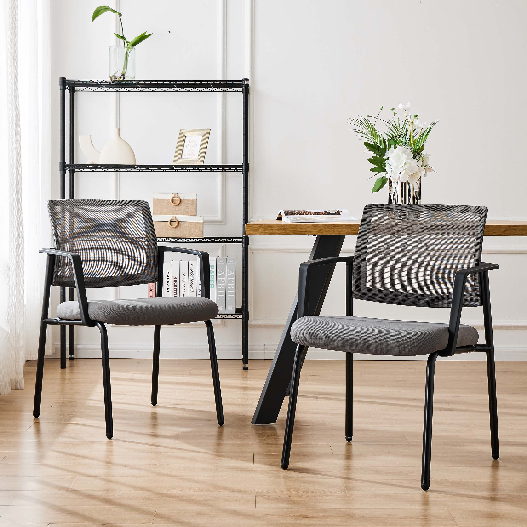 Ergonomic Mesh Back Stackable Conference Chair for Event Meeting Home Office