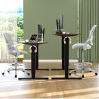 Comfortable Ergonomic Office Chair with Flip-Up Armrests and Adjustable Lumbar Support