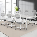 Ergonomic High-Back Office Chair with Adjustable Headrest, Lumbar Support, Thick Cushion