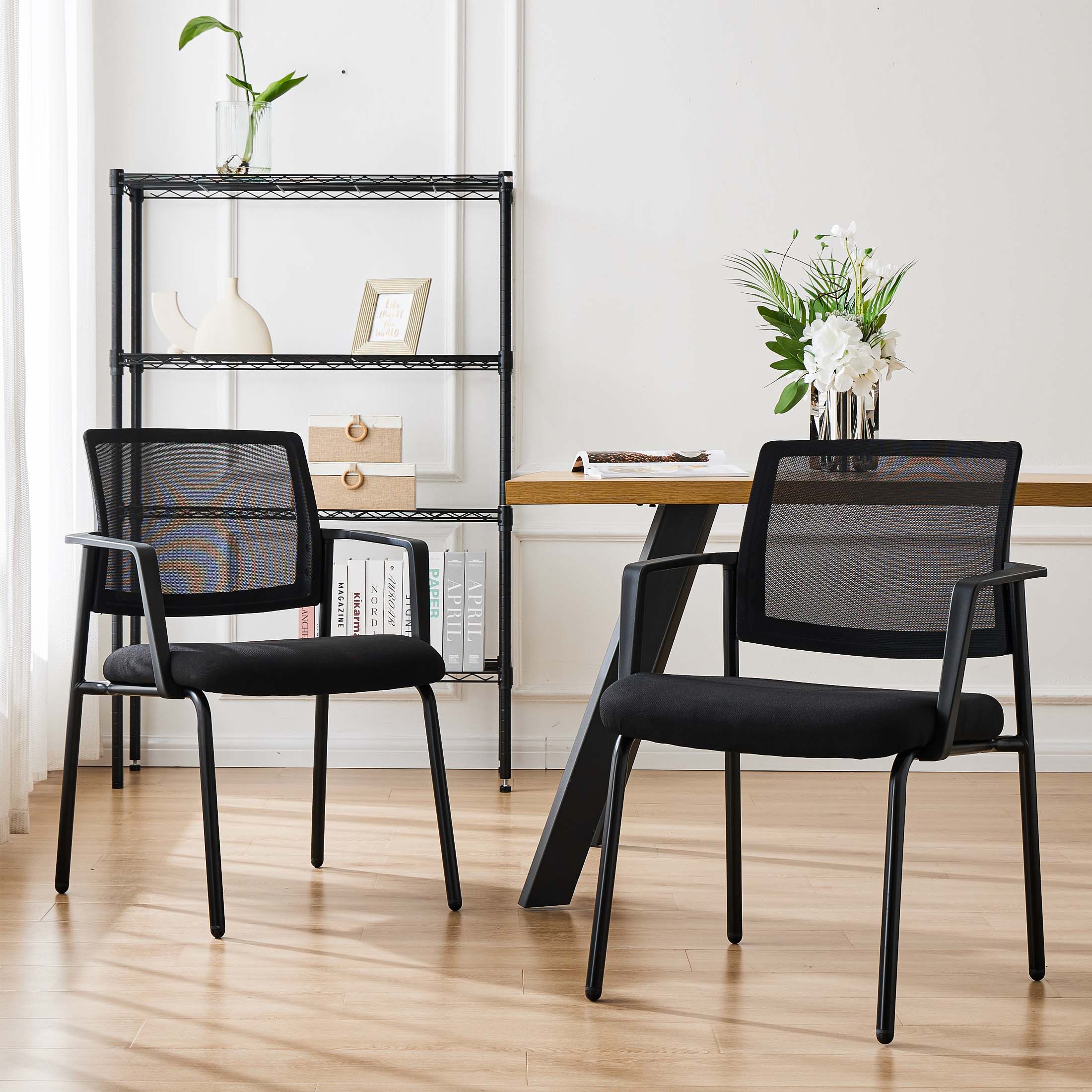 Ergonomic Mesh Back Stackable Conference Chair for Event Meeting Home Office