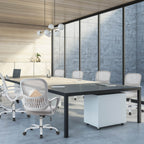 Ergonomic Office Chair with Lumbar Support, Adjustable Height, and Armrests