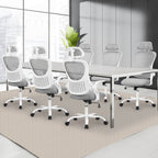 Ergonomic High-Back Office Chair with Adjustable Headrest, Lumbar Support, Thick Cushion