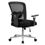 Heavy Duty Ergonomic Office Chair, Adjustable Lumbar Support, Oversized Cushion, 500lb Capacity