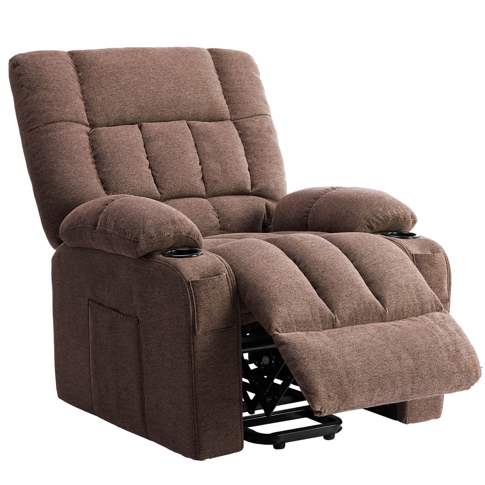 Electric Power Lift Massage Recliner Chair for Seniors, Plush Comfort, Heat