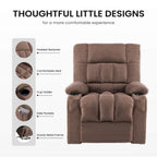 Electric Power Lift Massage Recliner Chair for Seniors, Plush Comfort, Heat