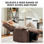 Electric Power Lift Massage Recliner Chair for Seniors, Plush Comfort, Heat