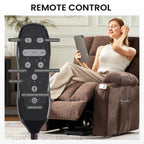 Electric Power Lift Massage Recliner Chair for Seniors, Plush Comfort, Heat