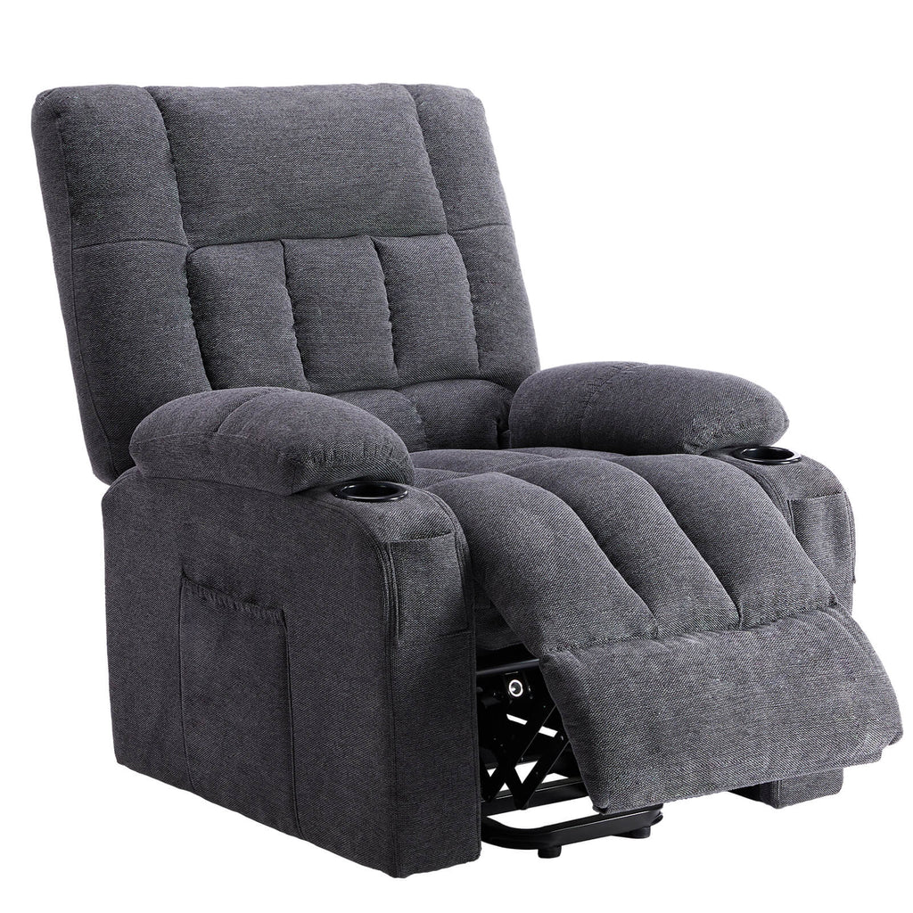 Electric Power Lift Massage Recliner Chair for Seniors, Plush Comfort, Heat