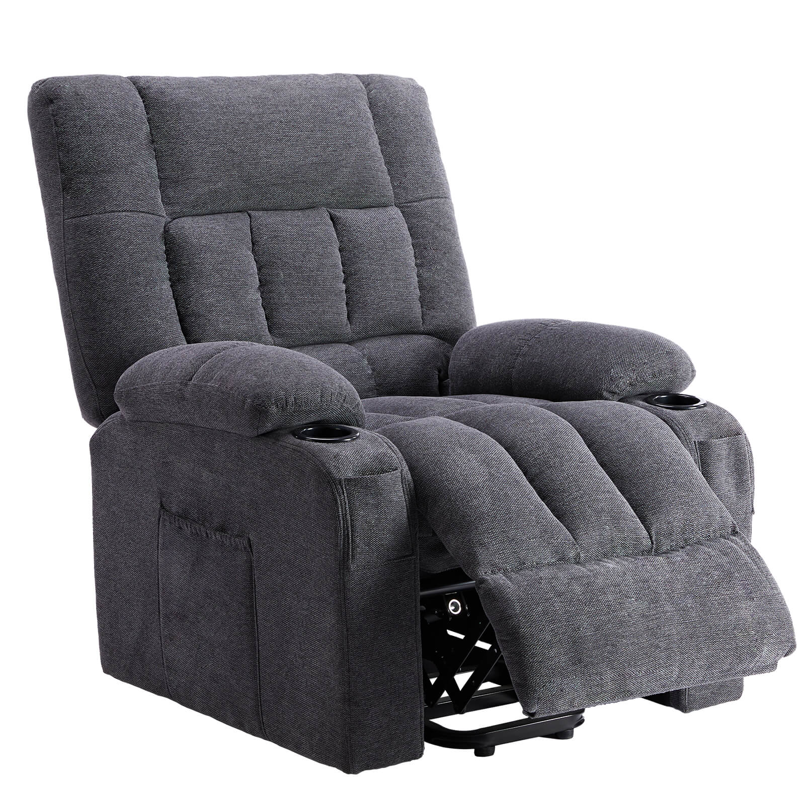 Electric Power Lift Massage Recliner Chair for Seniors, Plush Comfort, Heat