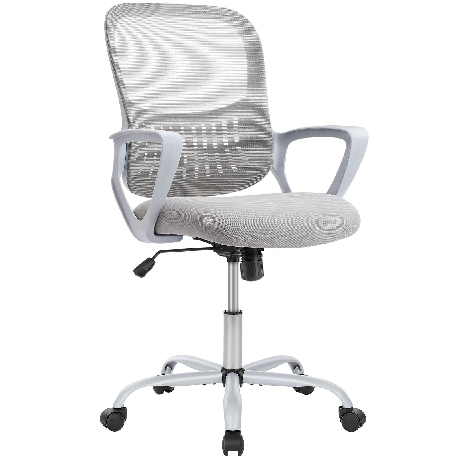 Ergonomic Office Chair with Lumbar Support, Adjustable Height, and Armrests
