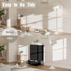 Tall Fabric Dresser with 10 Drawers, Steel Frame, Versatile Bedroom Storage Organizer