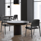 Elegant Leather Office Guest Chair, Padded Armrests, Stable Metal Base, Reception Seating