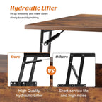 Versatile Lift-Top Coffee Table, Hidden Storage, Adjustable Height, Modern Living Room