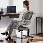 Ergonomic Mesh Office Chair with Flip-up Armrests and Lumbar Support