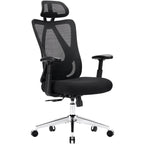 Ergonomic Office Chair with 135° Recline, Adjustable Lumbar Support, Breathable Mesh