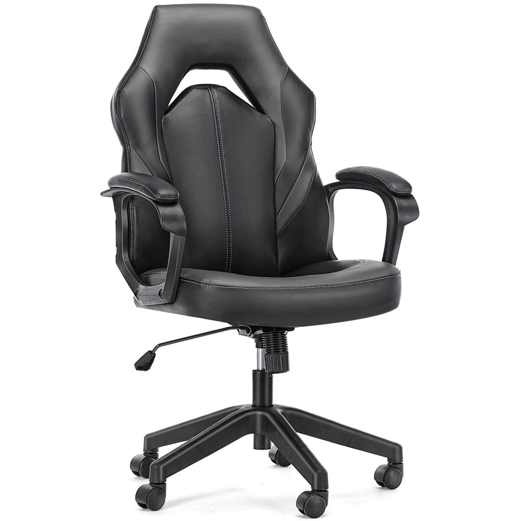 Premium PU Leather Ergonomic Gaming Office Chair with Adjustable Lumbar Support