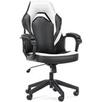Premium PU Leather Ergonomic Gaming Office Chair with Adjustable Lumbar Support