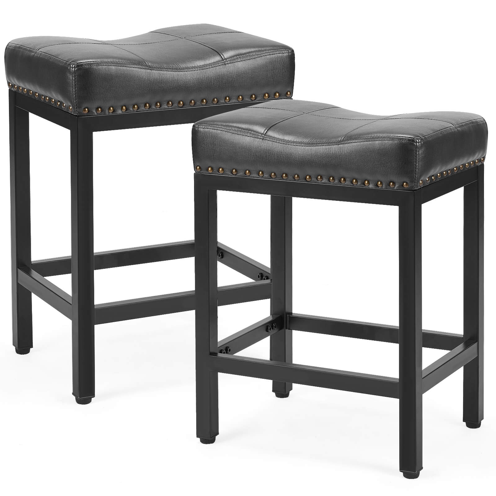 Ergonomic Saddle Bar Stool, Soft Cushion, Durable for Home Dining